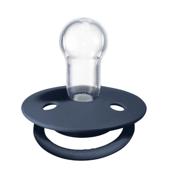 Nessiworld Bibs De Lux Silikon Emzik 0-36 Ay Steel Blue - 1