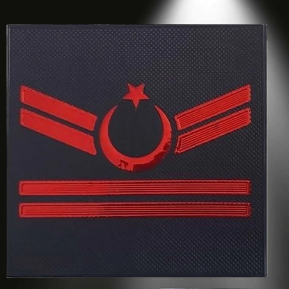 Jandarma Asayiş Uzman Çavuş 2 Kademeli 3d Rütbesi, Çift, 2025 Yeni Tip, Cırtlı ürün görseli