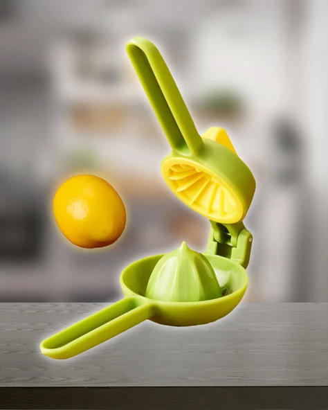 Mutfaktaki Yardımcınız, Çorbalarınızın Vazgeçilmezi Trend Limon Sıkacağı, Sarı-Yeşil, 20 cm - 2
