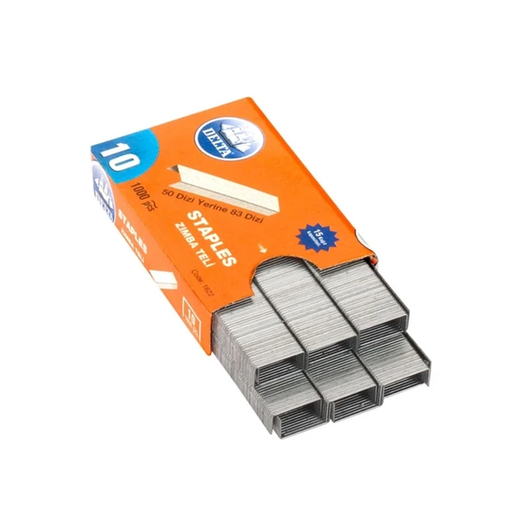 Delta No:10 Zımba Teli Gri 1000 li 10 Kutu Kod:1622 - Resim 4