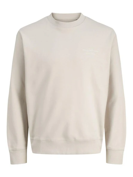 Jack Jones Blachad Brandıng Bisiklet Yaka Erkek Sweat 12261386 - 6