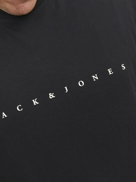 Jack Yones Star Büyük Beden Erkek Tişört 12243625 - 7