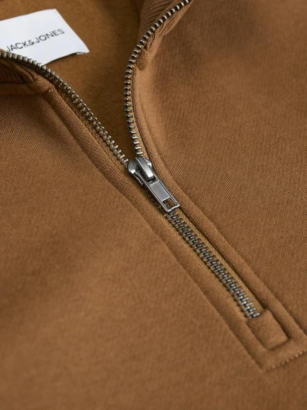 Jack Jones Bradley Fermuarlı Yaka Relax Fit Erkek Sweat 12250747 - 7