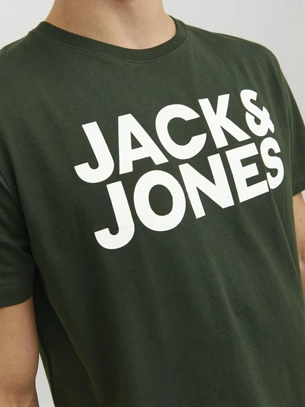 Jack Jones Corp Logo Regular Fit Erkek Tişört 12151955 - 6