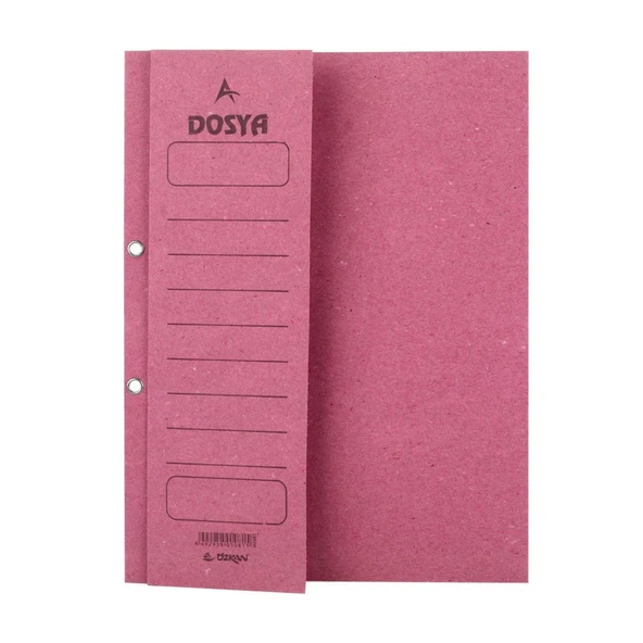 Armat 2. Kalite Yarım Kapak Kapsüllü Dosya Pembe 50 li M0524 - 1