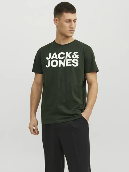 Jack Jones Corp Logo Regular Fit Erkek Tişört 12151955 - 1