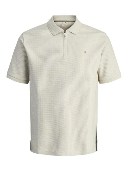 Jack Jones Bluceron Regular Fit Fermuarlı Erkek Polo Yaka Tişört 12284397 - 1