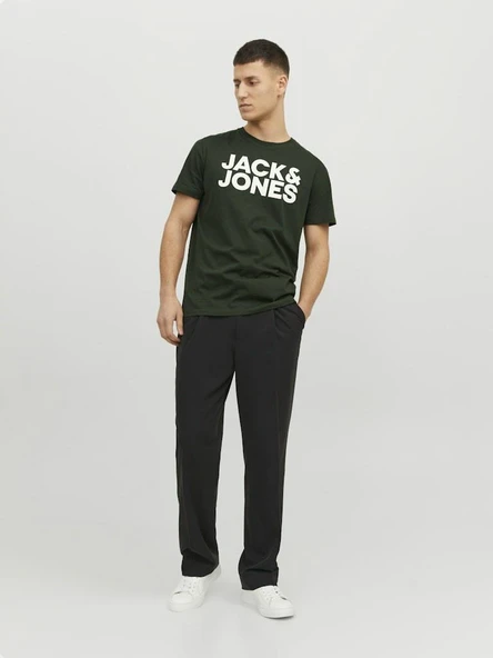 Jack Jones Corp Logo Regular Fit Erkek Tişört 12151955 - 3