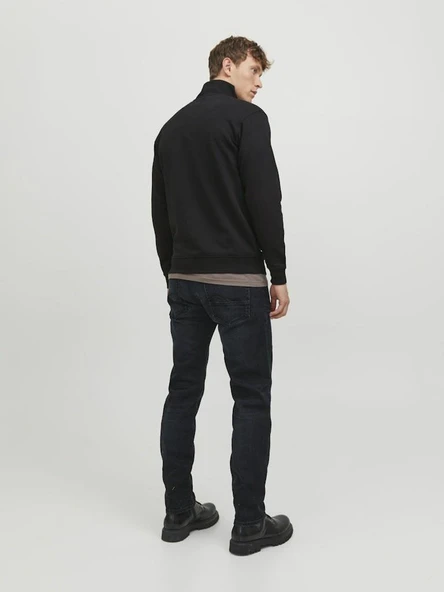 Jack Jones Bradley Fermuarlı Yaka Relax Fit Erkek Sweat 12250747 - 4