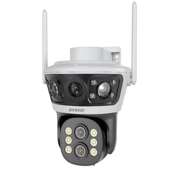 AVENIR 4MP AV-S303 10X ZOOM ÇİFT KAMERALI WIFI PTZ KAMERA - Resim 2