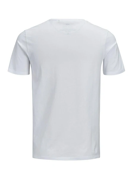 Jack Jones Carp Logo Büyük Beden Erkek Tişört 12184987 - 6