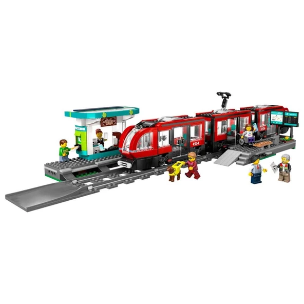 Nessiworld  LEGO City Şehir Merkezi Tramvay İstasyonu 60423 ürün görseli 1