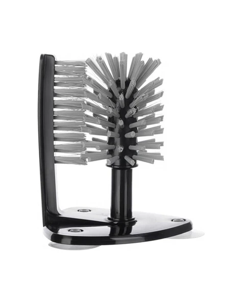 Vantuzlu Lavabo Bardak ve Şişe Yıkama Fırçası, Cam, Kavanoz ve Tabak Temizlik Fırçası - 4