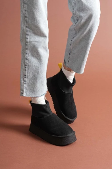 Cuen Siyah Süet Bot ürün görseli