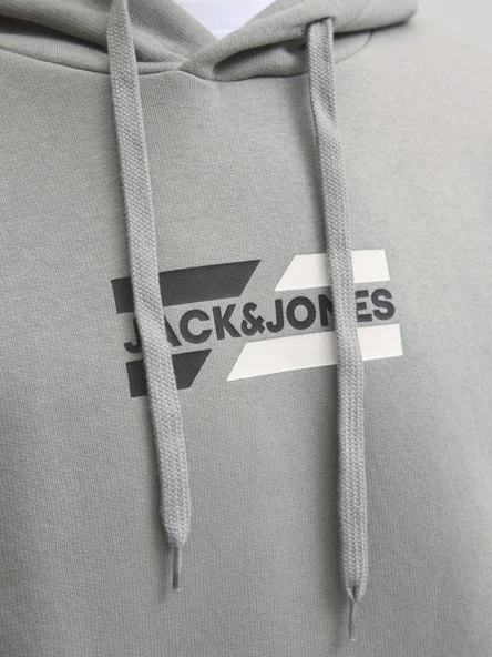 Jack Jones Corp Graphıc Regular Fit Kapişonlu Erkek Sweat 12268422 - Resim 6