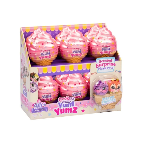 Nessiworld CKE05000 Cookeez Makery Yum Yumz Dondurma İkili Paket Kokulu Peluş - 1