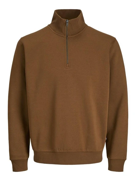 Jack Jones Bradley Fermuarlı Yaka Relax Fit Erkek Sweat 12250747 - 5
