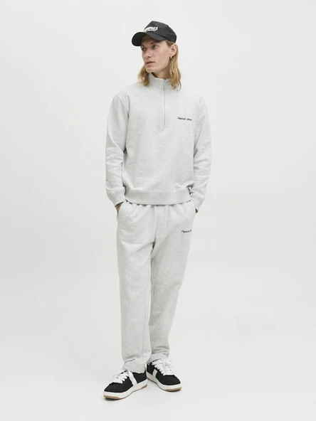 Jack Jones Norrebro Fermuarlı Yaka Relax Fit Erkek Sweat 12282899 - 2