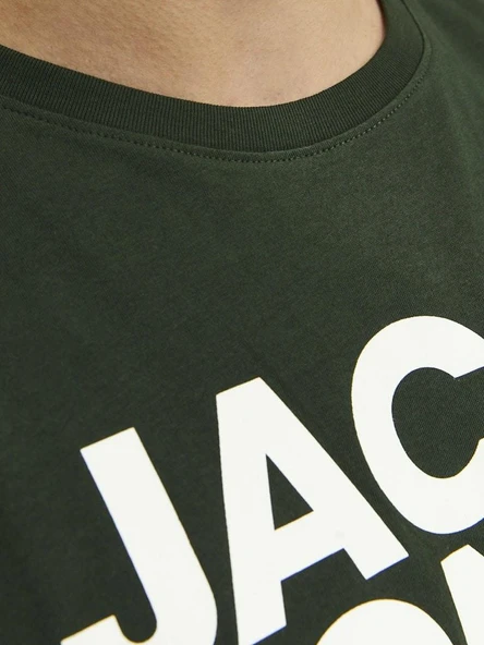 Jack Jones Corp Logo Regular Fit Erkek Tişört 12151955 - 7