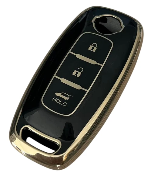 Nissan Yeni Kasa Uyumlu Qashqai  X-Trail Juke Smart Kumanda Anahtar Kılıfı Oto Anahtarlık - Resim 4