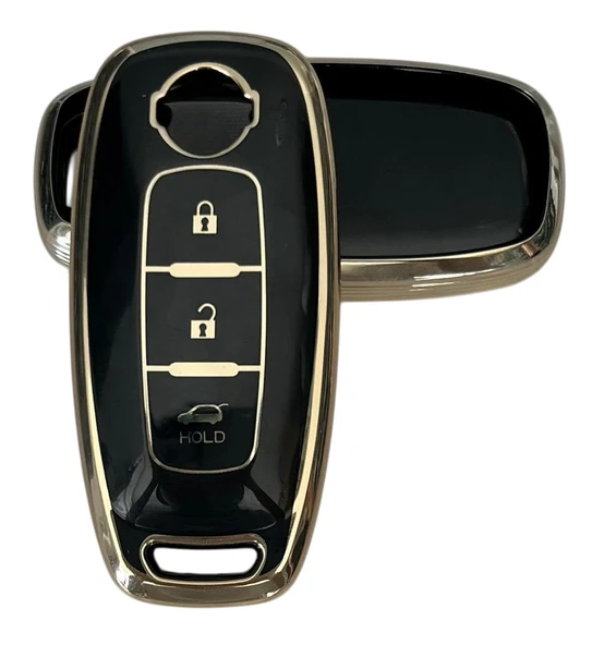 Nissan Yeni Kasa Uyumlu Qashqai  X-Trail Juke Smart Kumanda Anahtar Kılıfı Oto Anahtarlık - Resim 6