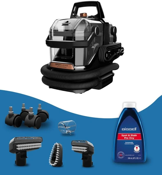 Bissell SpotClean HydroSteam Pro Buharlı Farklı Yüzeylerde Kullanıma Uygun Halı Koltuk Yıkama ve Leke Çıkarma Makinesi - Resim 2