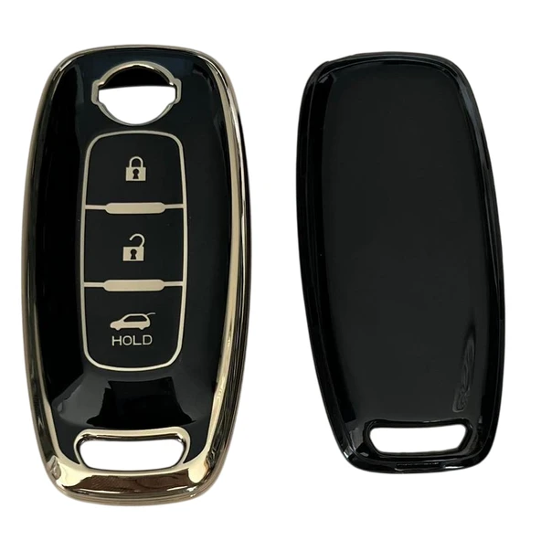 Nissan Yeni Kasa Uyumlu Qashqai  X-Trail Juke Smart Kumanda Anahtar Kılıfı Oto Anahtarlık - Resim 5