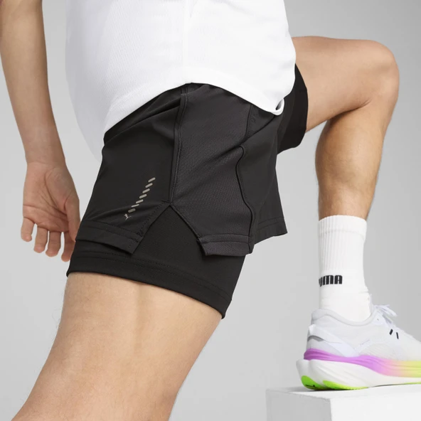Puma Run Velocity 2In1 Short 526611 Erkek Taytlı Şort - Resim 7