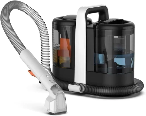 Nsssunnre Taşınabilir Halı Temizleyici W07 600 W 15 Kpa Güçlü Emişli Islak Kumaş, Halı, Kanepe Lekeleri için İpli Temizleme Makinesi - AB Prizi ürün görseli 1