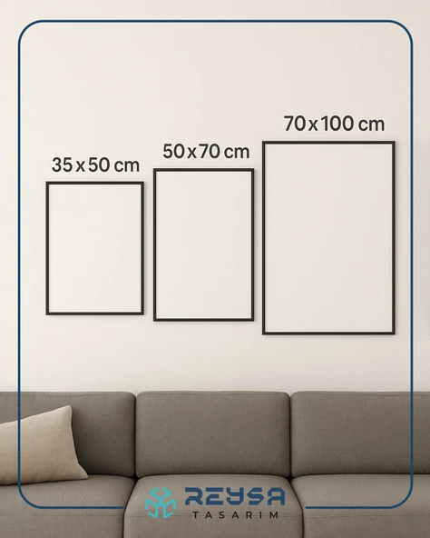 Dünya Haritası Posteri 50x70 cm - 3