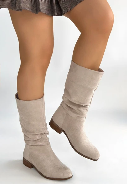 Plod Bej Süet Çizme ürün görseli 1