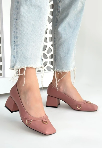 Cande Pudra Cilt Topuklu Ayakkabı ürün görseli 1