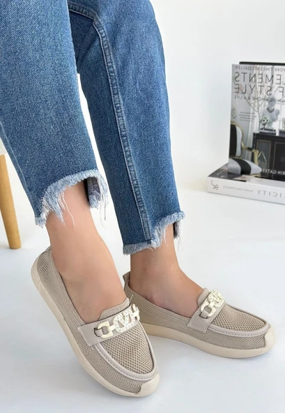 Wata Bej Triko Babet Ayakkabı ürün görseli