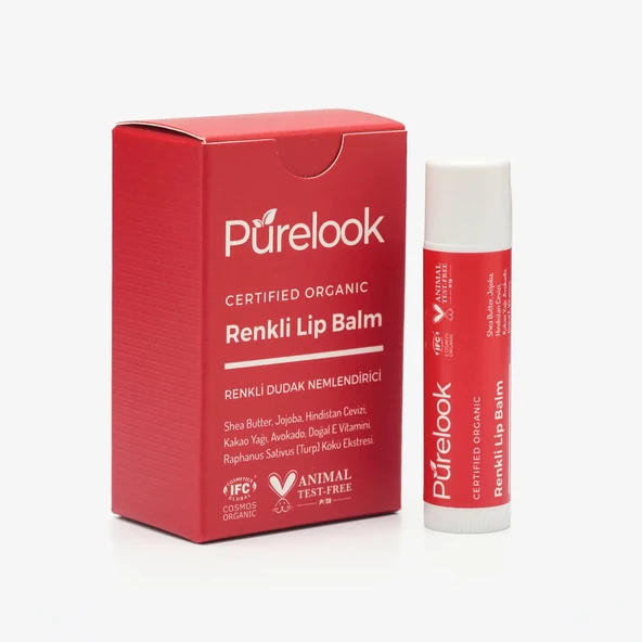 Purelook Renkli Lip Balm 5 ML Organik - 10