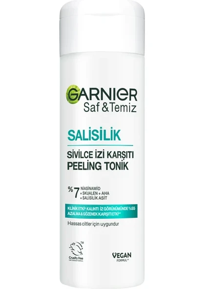 Garnier Saf & Temiz Sivilce İzi Karşıtı 120 ml Peeling Tonik - 1