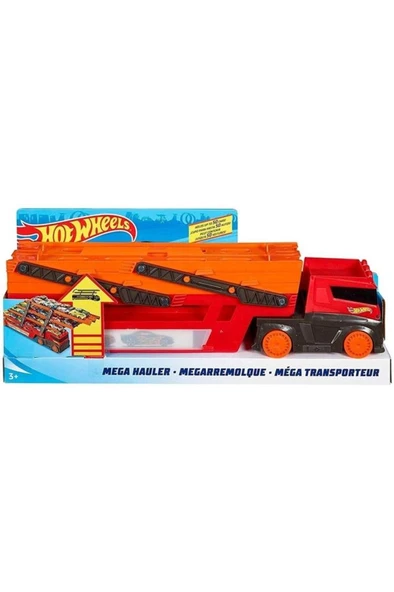 HOT WHEELS Bf Market Ghr48 Mega Tır (Kırmızı-Turuncu) - Resim 5