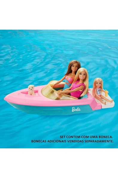 Barbie Bebek Ve Teknesi Oyun Seti Grg30. - Resim 2