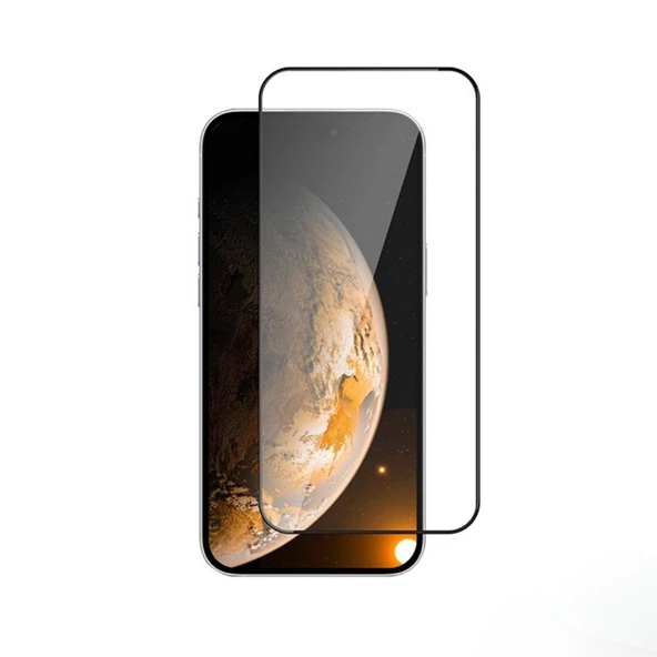 Gpack iPhone 17 uyumlu Ekran Koruyucu Temperli Cam Rika Siyah ürün görseli 1