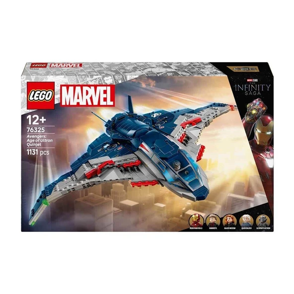 76325 Lego Marvel Avengers: Age of Ultron Quinjet 1131 parça +12 yaş - 7