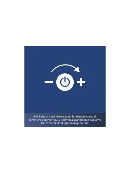 Philips Performer LED XD8122/10 899 W Toz Torbalı Elektrikli Süpürge - TEŞHİR - 3