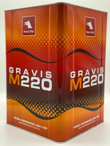 Petrol Ofisi Gravis M 220 Yüksek Performans Kapalı Sistem Dişli Yağı 16 KG