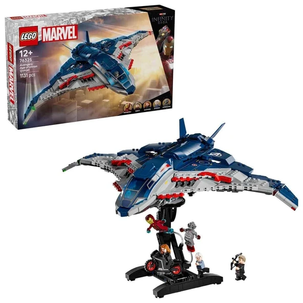 76325 Lego Marvel Avengers: Age of Ultron Quinjet 1131 parça +12 yaş - 8
