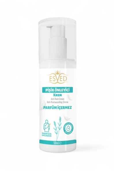 Kokusuz pişik kremi ihram pişik kremi umre pişik kremi Hac pişik kremi 50 ML.