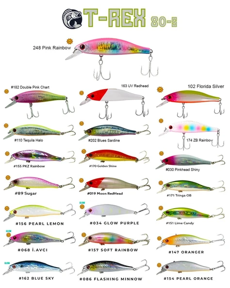 FUJİN T-REX 80S 11GR 80MM MAKET BALIK