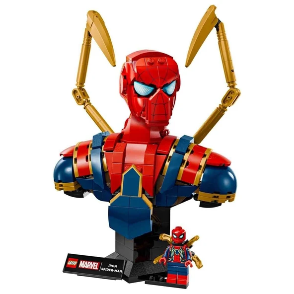 76326 Marvel Iron Örümcek Adam Büstü 379 parça +18 yaş - 3