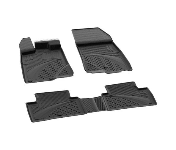 Sahler Peugeot 3008 Elektrik 2024 +  4.5D Havuzlu Paspas Siyah ürün görseli