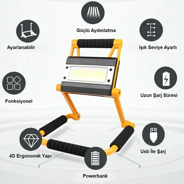 1300 Lümen Güçlü Aydınlatma  Wt-328 - 3