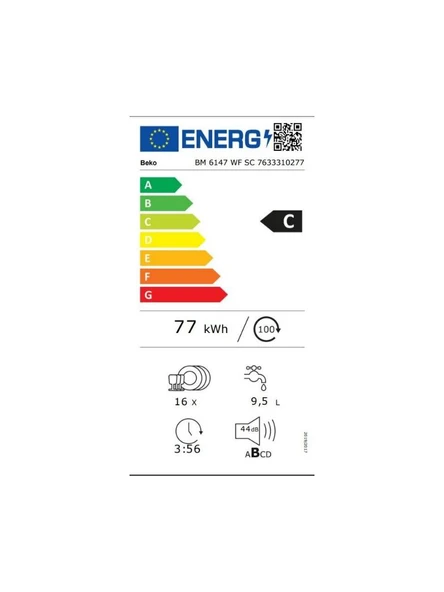 Beko BM 6147 WF SC 6 Programlı Bulaşık Makinesi - 4