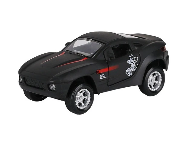 Mustang Çek Bırak Spor Araba - Işıklı Sesli Model - FY6148-12D-Siyah - Resim 2