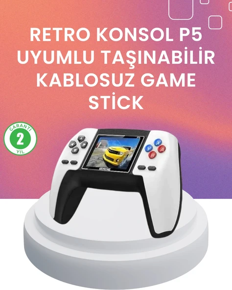 Kompakt Retro Oyun Konsolu | P5 GamePad ile Eski Günlere Dönün ürün görseli 1